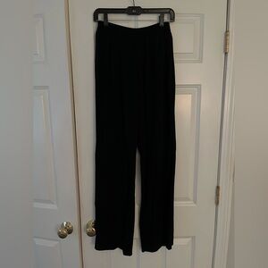 Honey Belle Black Wide Leg Trousers